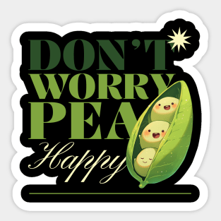 Don't worry be happy - happea Sticker